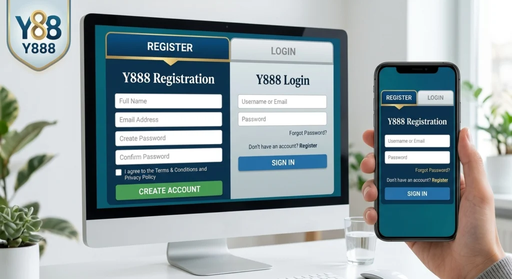 Y888 Login and Registration
